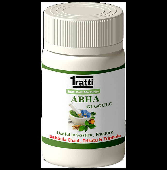 1ratti Abha Guggulu Tablet
bottle of 60 tablets