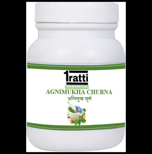 1ratti Agnimukha Churna (100gm Each)
combo pack of 2 bottles