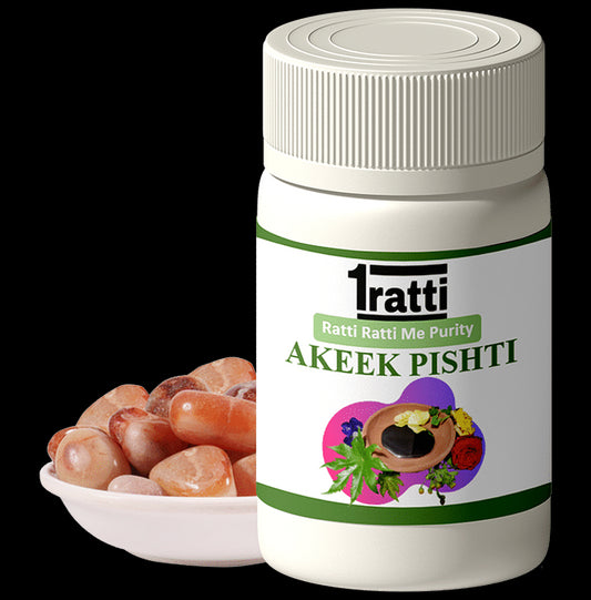 1ratti Akeek Pishti Powder
bottle of 10 gm Powder