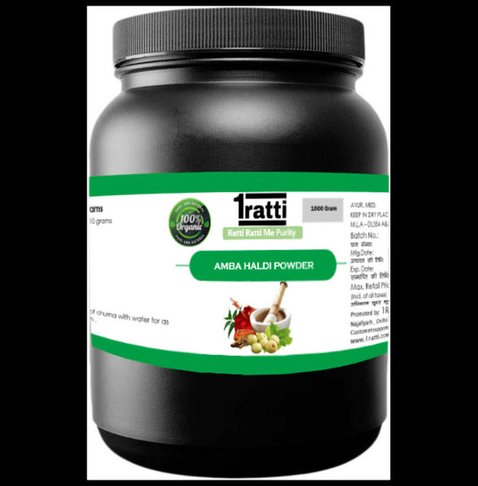 1ratti Amba Haldi Powder
jar of 1000 gm Powder