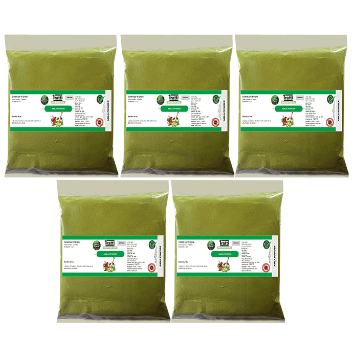 1ratti Amla Powder (1000gm Each)
combo pack of 5 Packs