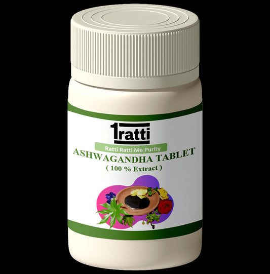 1ratti Ashwagandha Tablet
bottle of 60 tablets