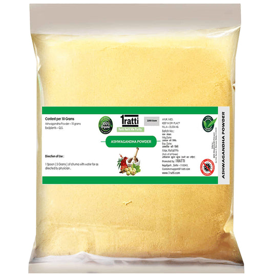 1ratti Ashwagandha Powder (1000gm Each)
combo pack of 2 Packs