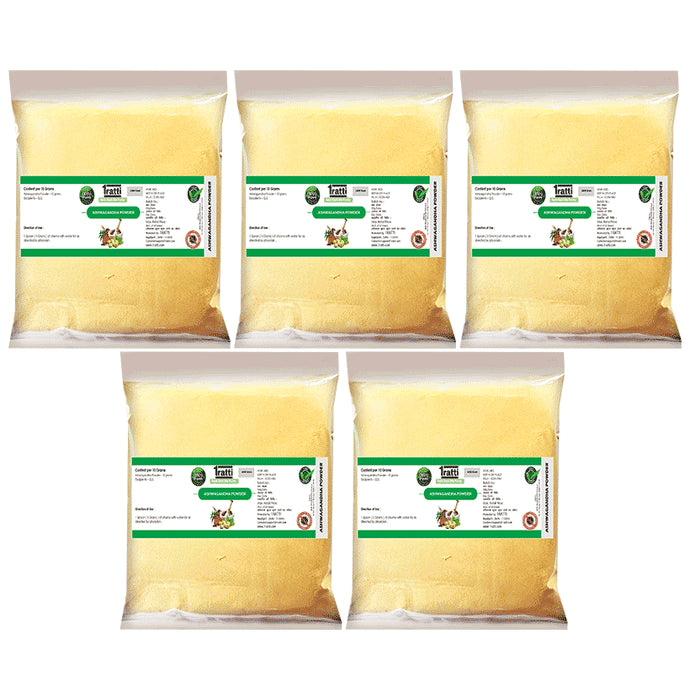 1ratti Ashwagandha Powder (1000gm Each)
combo pack of 5 Packs