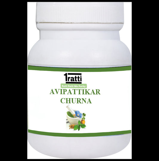 1ratti Avipattikar Churna
bottle of 100 gm Churna