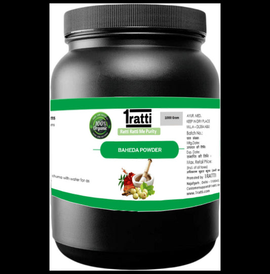 1ratti Baheda Powder
jar of 1000 gm Powder