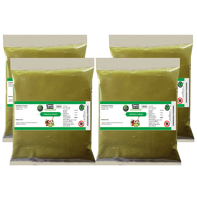 1ratti Bhringraj Powder (1000gm Each)
combo pack of 4 Packs