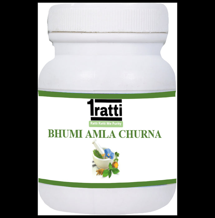 1ratti Bhumi Amla Churna
bottle of 100 gm Churna