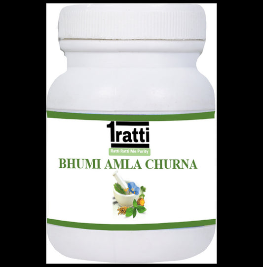 1ratti Bhumi Amla Churna
bottle of 100 gm Churna