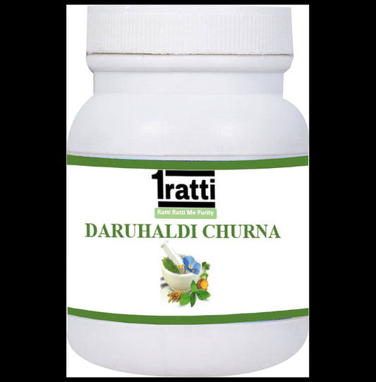 1ratti Daruhaldi Churna
bottle of 100 gm Churna