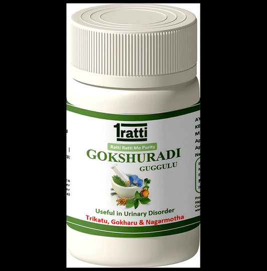 1ratti Gokshuradi Guggulu Tablet
bottle of 120 tablets