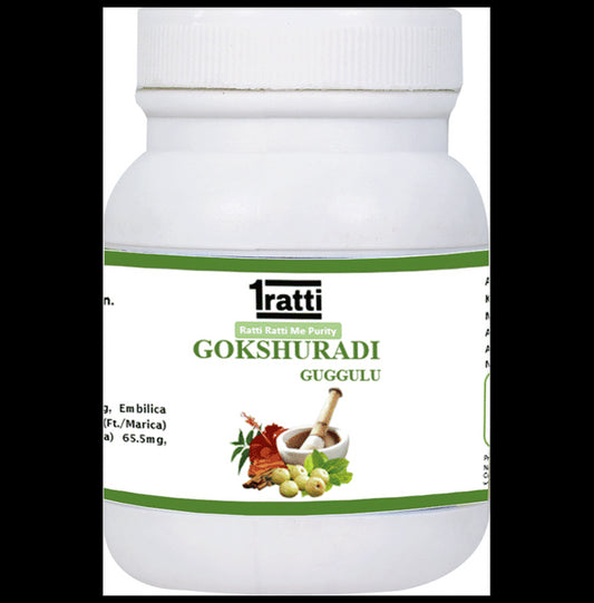 1ratti Gokshuradi Guggulu Tablet
bottle of 250 tablets