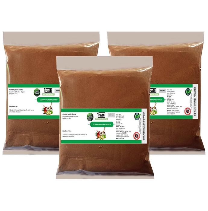 1ratti Gorakhmundi Powder (1000gm Each)
combo pack of 3 Packs
