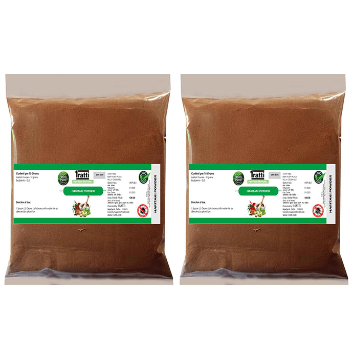 1ratti Haritaki Powder (1000gm Each)
combo pack of 2 Packs