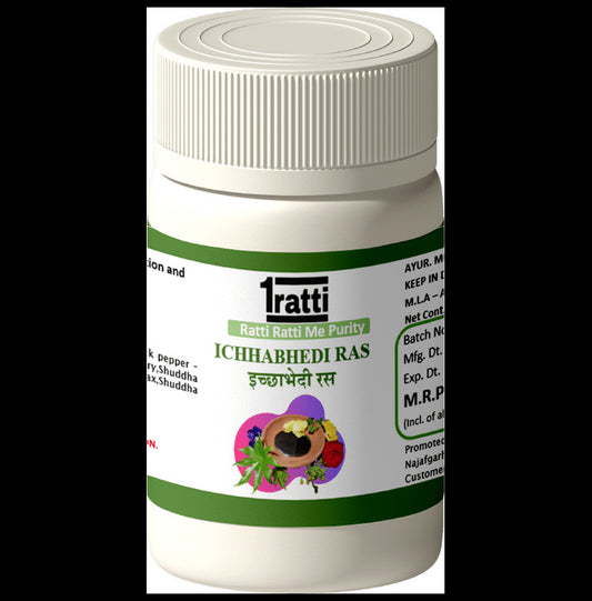 1ratti Ichhabhedi Ras Tablet (60 Each)
combo pack of 2 bottles