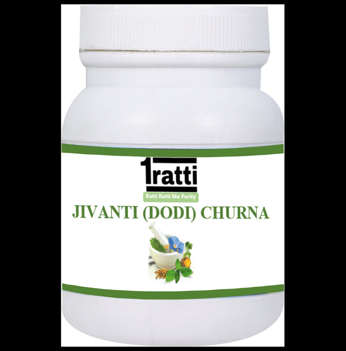 1ratti Jivanti (Dodi) Churna
bottle of 100 gm Churna