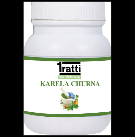 1ratti Karela Churna
bottle of 100 gm Churna