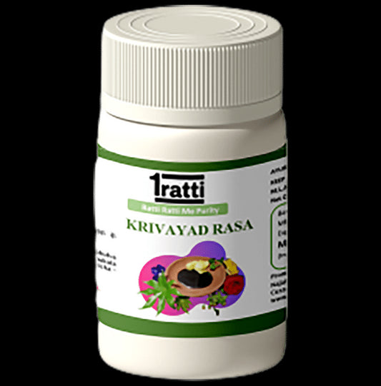 1ratti Krivayad Rasa
bottle of 30 tablets