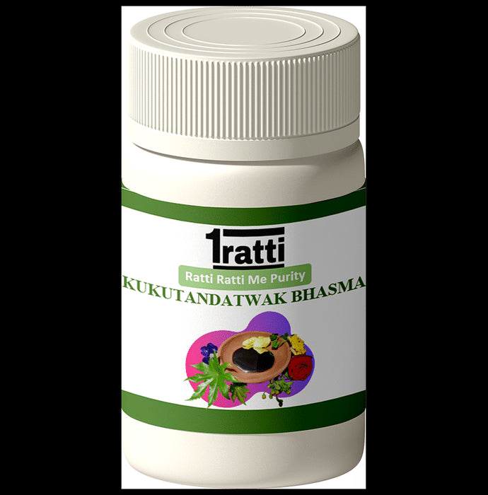 1ratti Kukutandatwak Bhasma
bottle of 10 gm Bhasma