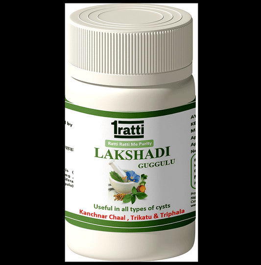 1ratti lakshadi Guggulu Tablet
bottle of 120 tablets