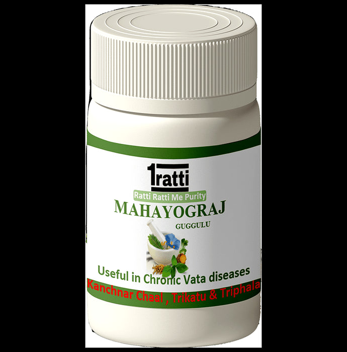 1ratti Mahayograj Guggulu
bottle of 60 tablets