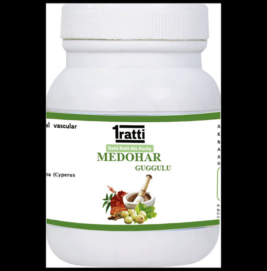 1ratti Medohar Guggulu
bottle of 250 tablets