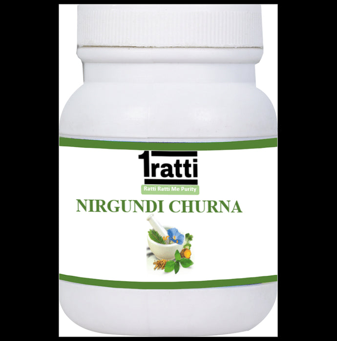 1ratti Nirgundi Churna
bottle of 100 gm Churna