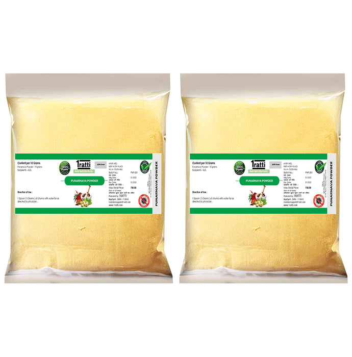 1ratti Punarnava Powder (1000gm Each) Q
combo pack of 2 Packs