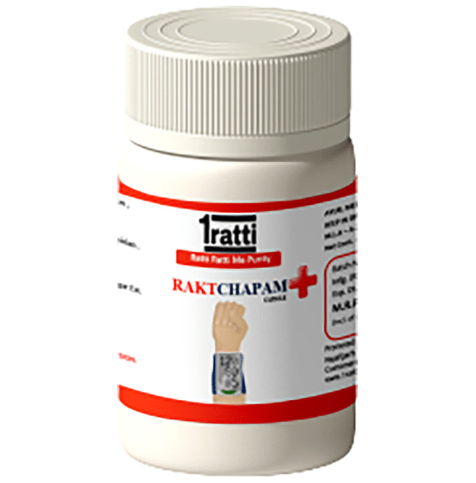 1ratti Raktchapam+ Capsule
bottle of 60 capsules