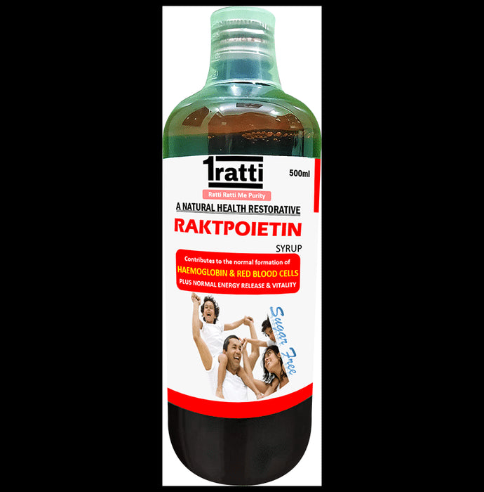 1ratti Raktpoietin Syrup (500ml Each)
combo pack of 2 bottles