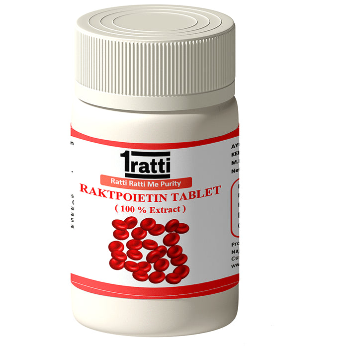 1ratti Raktpoietin Tablet
bottle of 120 tablets