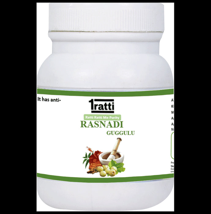 1ratti Rasnadi Guggulu
bottle of 250 tablets