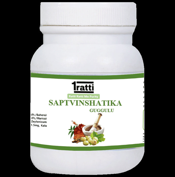 1ratti Saptvinshati Guggulu
bottle of 250 tablets