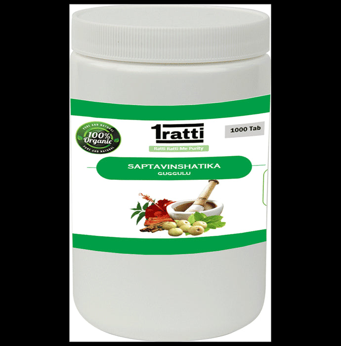 1ratti Saptvinshati Guggulu
bottle of 1000 tablets