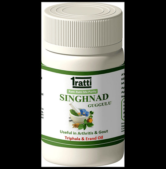1ratti Singhnad Guggulu
bottle of 120 tablets