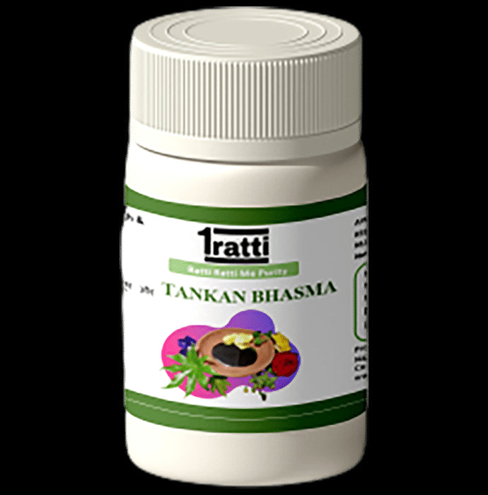 1ratti Tankan Bhasma
bottle of 30 gm Bhasma