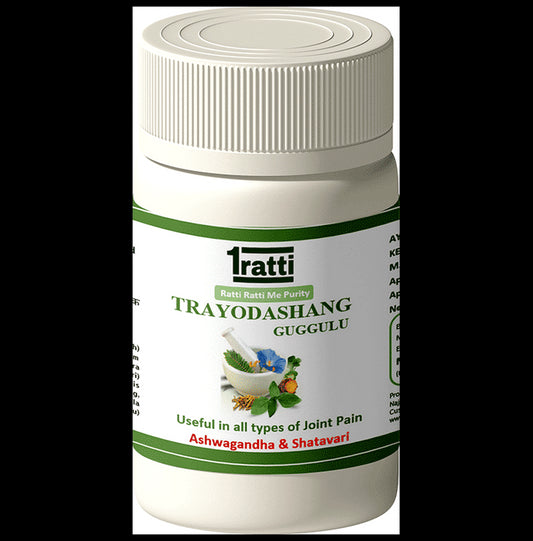 1ratti Trayodashang Guggulu
bottle of 120 tablets