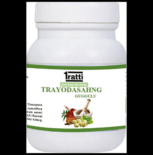 1ratti Trayodashang Guggulu
bottle of 250 tablets