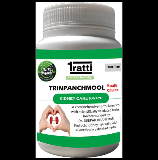 1ratti Trinpanchmool Kwath Churna (100gm Each)
combo pack of 2 bottles
