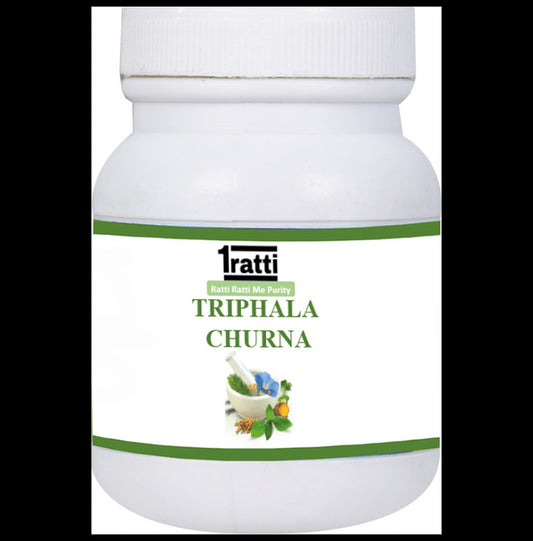 1ratti Triphala Churna
bottle of 100 gm Churna