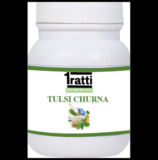 1ratti Tulsi Churna
jar of 100 gm Churna