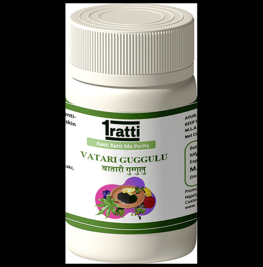 1ratti Vatari Guggulu
bottle of 120 tablets