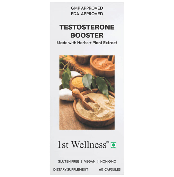 1st Wellness Testosterone Booster Capsule
bottle of 60 capsules