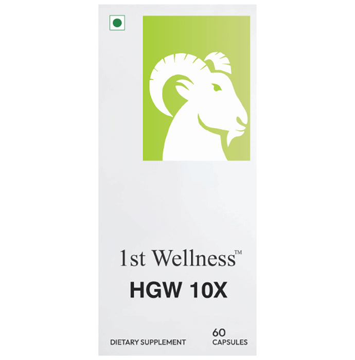 1st Wellness HGW 10x Capsule
bottle of 60 capsules