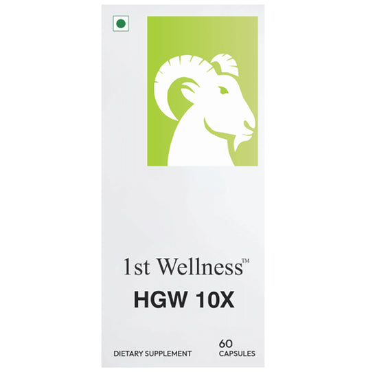 1st Wellness HGW 10x Capsule
bottle of 60 capsules