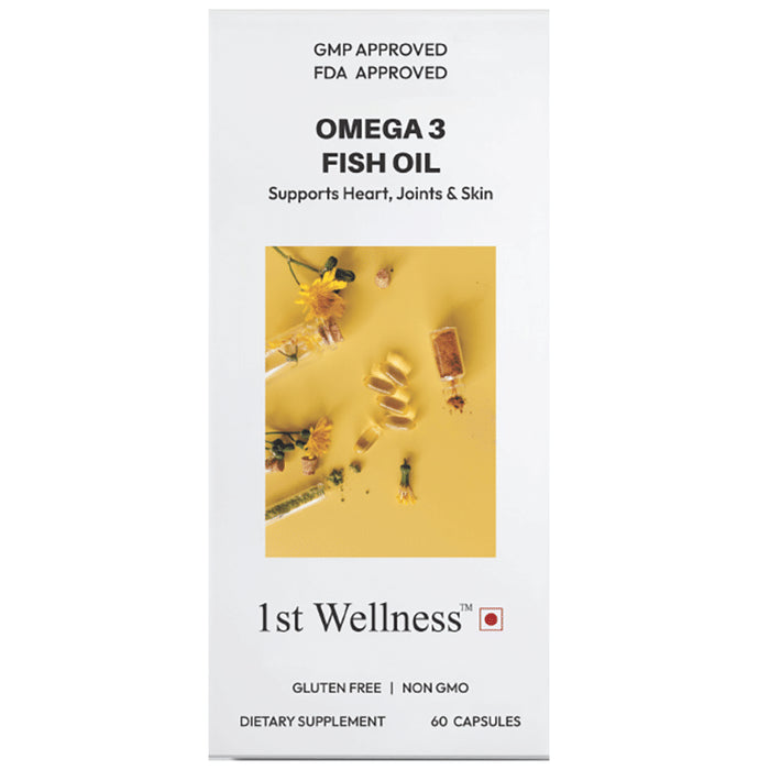 1st Wellness Omega 3 Fish Oil Capsule
bottle of 60 capsules