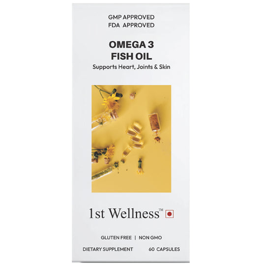 1st Wellness Omega 3 Fish Oil Capsule
bottle of 60 capsules