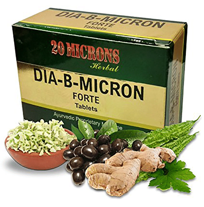 20 Microns Herbal Dia-B-Micron Forte Tablet
packet of 30 tablets