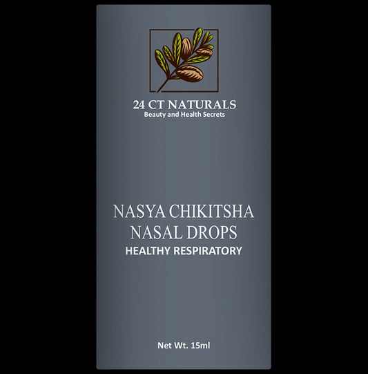 24 CT Naturals Nasya Chikitsha Nasal Drops
bottle of 15 ml Nasal Drops
