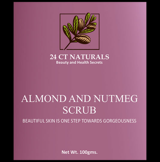 24 CT Naturals Almond and Nutmeg Scrub
packet of 100 gm Scrub